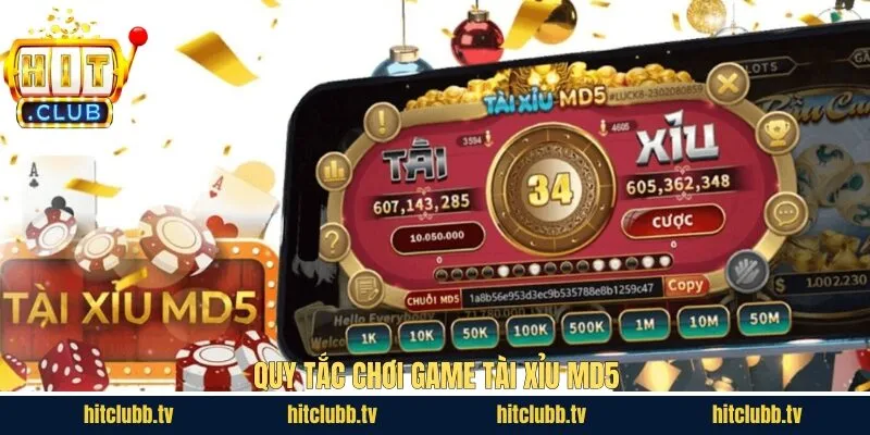 Quy tắc tham gia tài xỉu MD5 trực tuyến tại cổng game